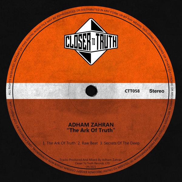 Adham Zahran - The Ark Of Truth [CTT058]